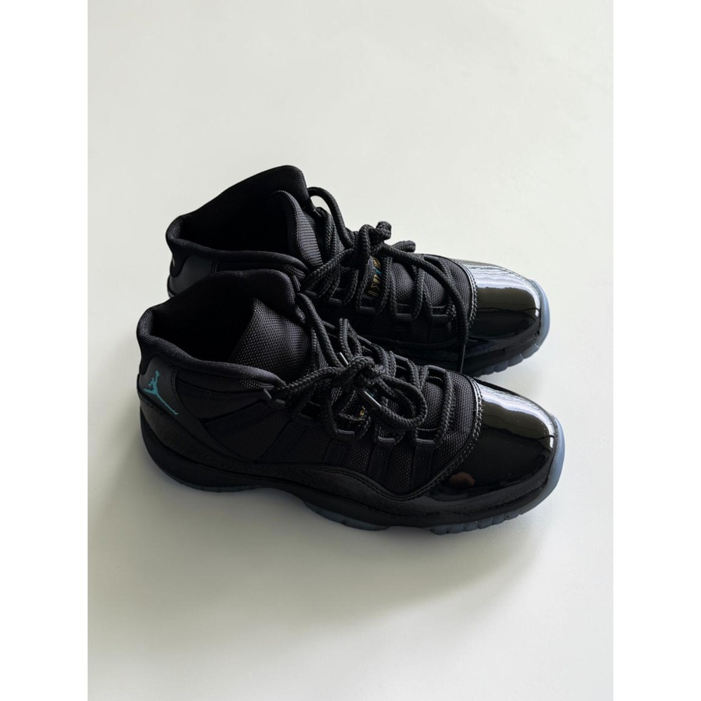 Jordan 11 Retro Gamma Blue Kids Basketball Shoes Black 5.5Y NEW without box